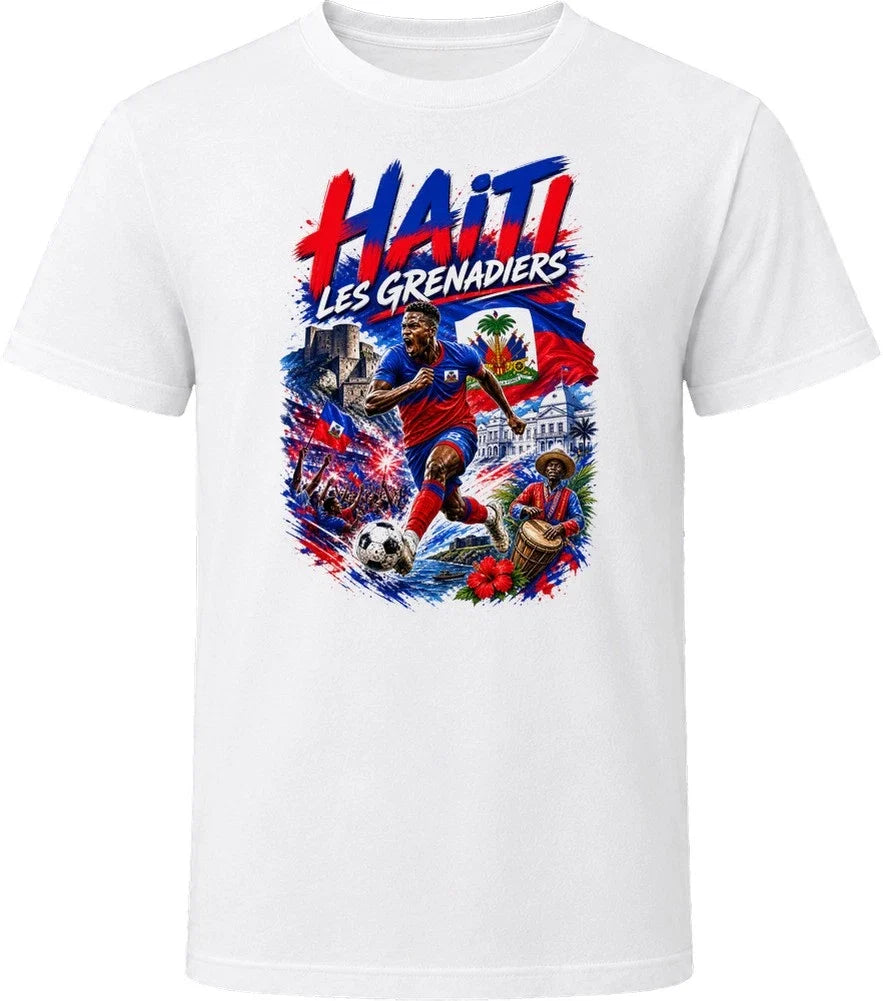 Haiti Les Grenadiers Soccer Football 2026 National Pride T Shirt Unisex , , , Long Sleeve Tee