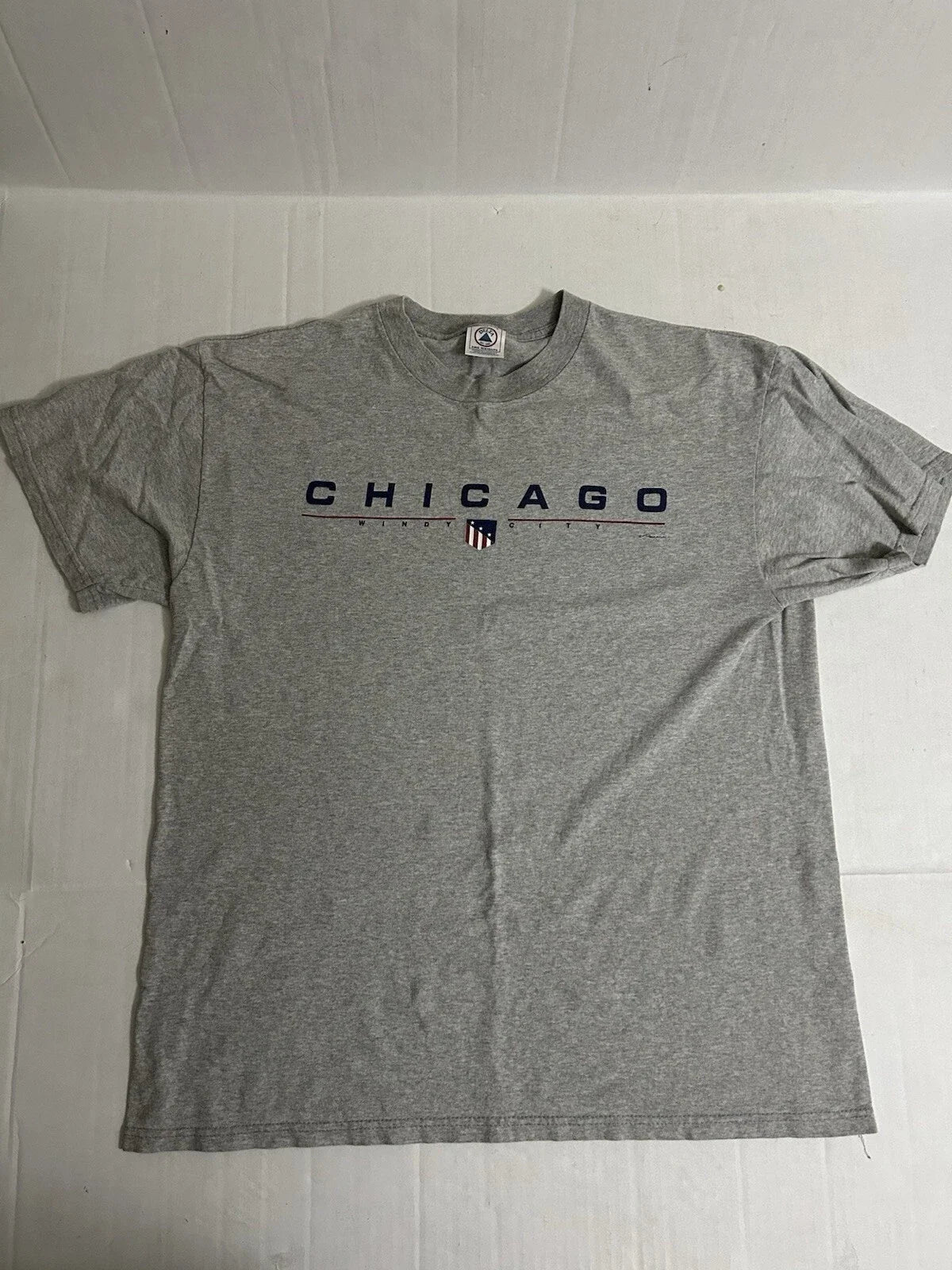 Chicago Fire Windy City Soccer Club T Shirt Gray Vintage Graphic Print Size L Unisex , , , Long Sleeve Tee