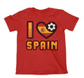 Adult or Kids I LOVE SPAIN Football TShirt 2026 Spanish World Cup 2026 Kit Tee Unisex , , , Long Sleeve Tee
