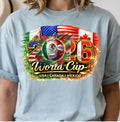 World Cup 2026 Soccer Fan Shirt USA Mexico Canada Flag Football Gift Tee Unisex Unisex , , , Long Sleeve Tee