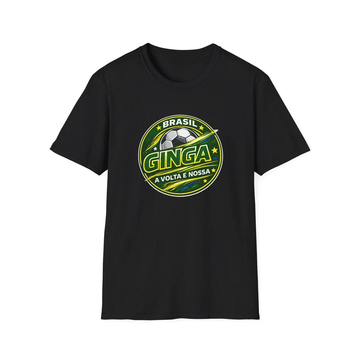 Brasil Ginga Style Shirt Brazilian Football Fan Tee Retro Brazil Inspired Shirt Unisex , , , Long Sleeve Tee