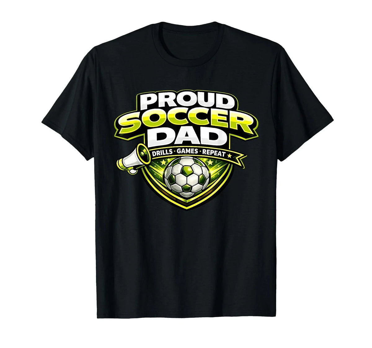 Soccer Dad Shirt Funny Proud Drills Games Repeat Fathers Unisex , , , Long Sleeve Tee