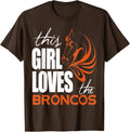This Girl Loves the Broncos Football Fan Unisex Unisex , , , Long Sleeve Tee