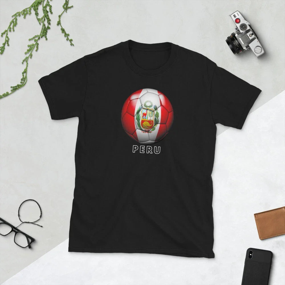 PERU FUTBOL SOCCER FAN AWESOME GRAPHIC PERUVIAN Short-Sleeve Unisex Unisex , , , Long Sleeve Tee