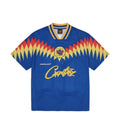 CRTZ Corteiz Club RTW Blue Football Soccer Jersey Shirt Medium ✅ Unisex , , , Long Sleeve Tee