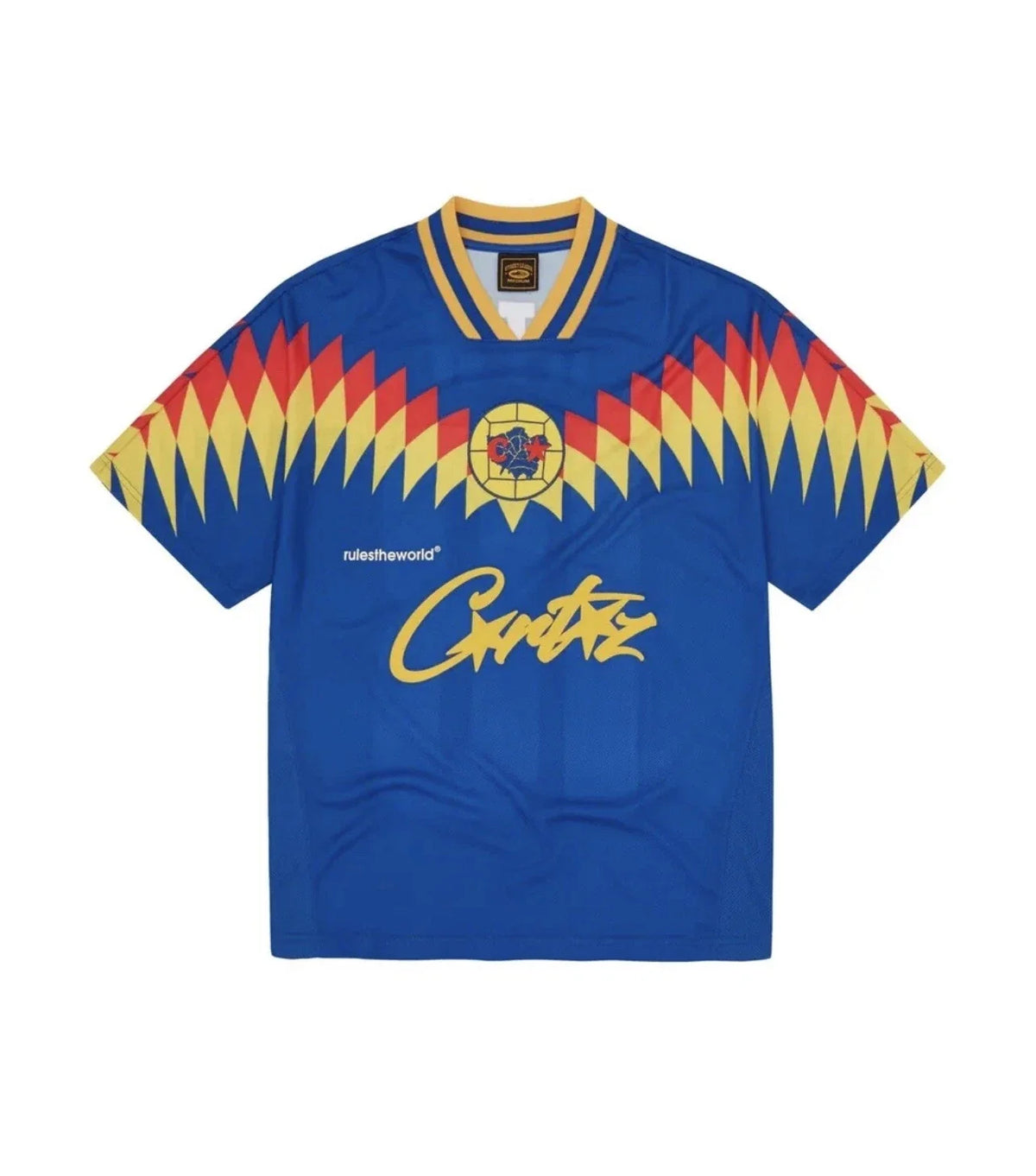 CRTZ Corteiz Club RTW Blue Football Soccer Jersey Shirt Medium ✅ Unisex , , , Long Sleeve Tee
