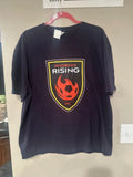 Phoenix Rising FC Soccer T Shirt 2XL Black Graphic Tee Football Club Unisex Unisex , , , Long Sleeve Tee