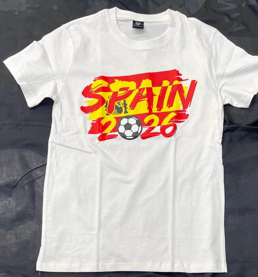 World Cup 2026 Soccer Team Spain Shirts Unisex , , , Long Sleeve Tee