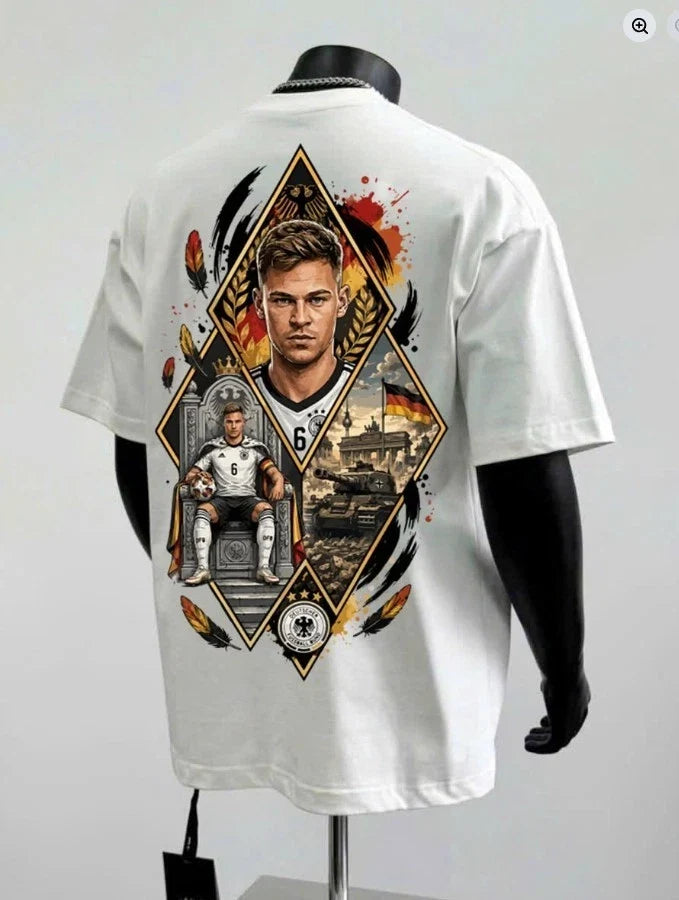 Joshua Kimmich Germany Soccer Graphic German Football Fan Tee Unisex , , , Long Sleeve Tee