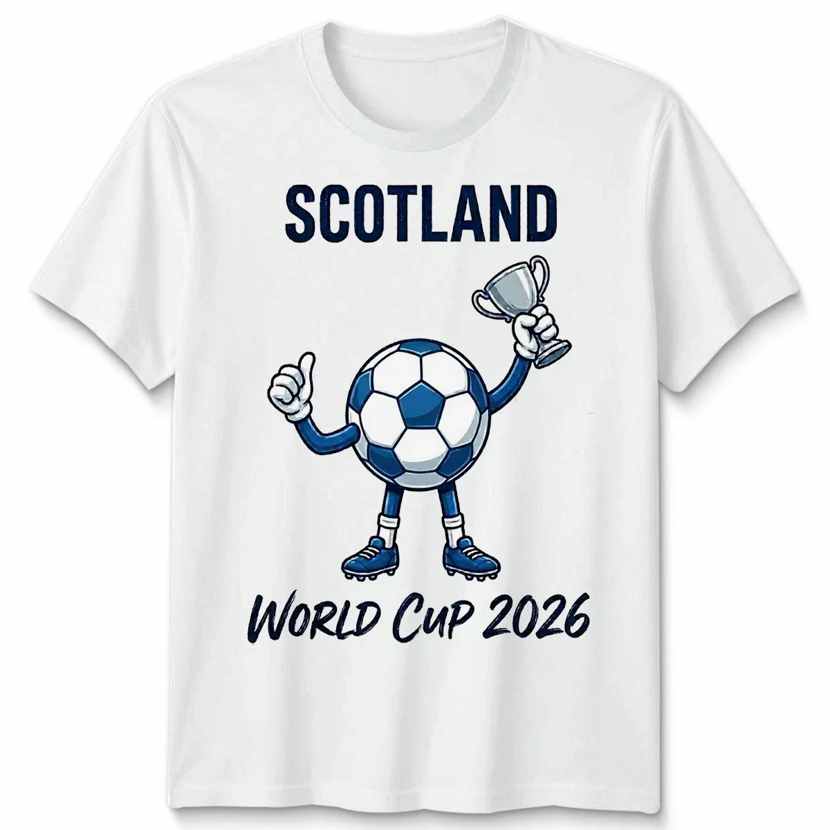 Scotland Unisex Football T Shirt Game Day 2026 Novelty White Or Yellow Tee Unisex , , , Long Sleeve Tee