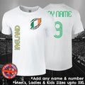 Ireland Football Fan Personalised Mens Ladies Kids Euros World Cup Irish Unisex , , , Long Sleeve Tee