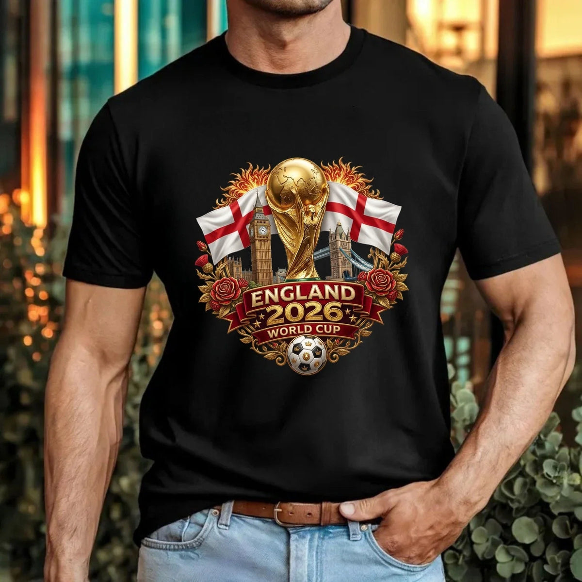 England 2026 Tournament St George Flag Football Fan London Gift Tee Top Unisex , , , Long Sleeve Tee