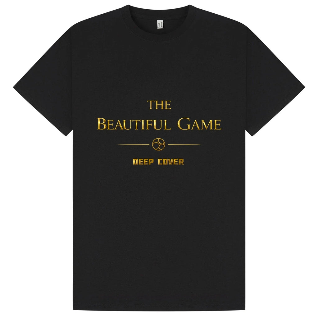 The Beautiful Game Cotton World Cup 26 in Black & Gold XS to 5XL Unisex , , , Long Sleeve Tee