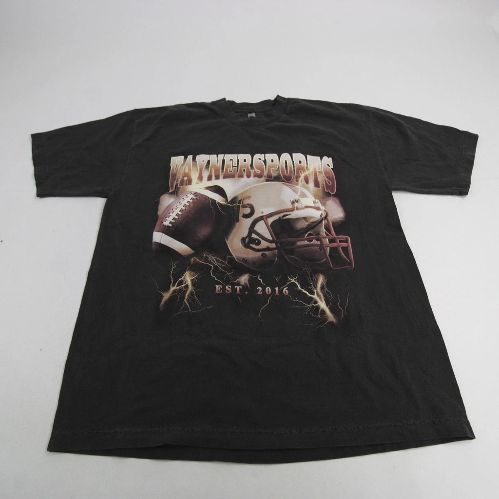 Los Angeles Apparel Short Sleeve Shirt Men's Dark Gray Used L Unisex , , , Long Sleeve Tee