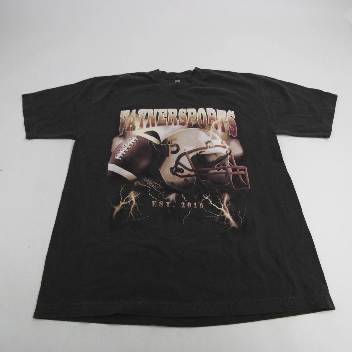 Los Angeles Apparel Short Sleeve Shirt Men's Dark Gray Used L Unisex , , , Long Sleeve Tee