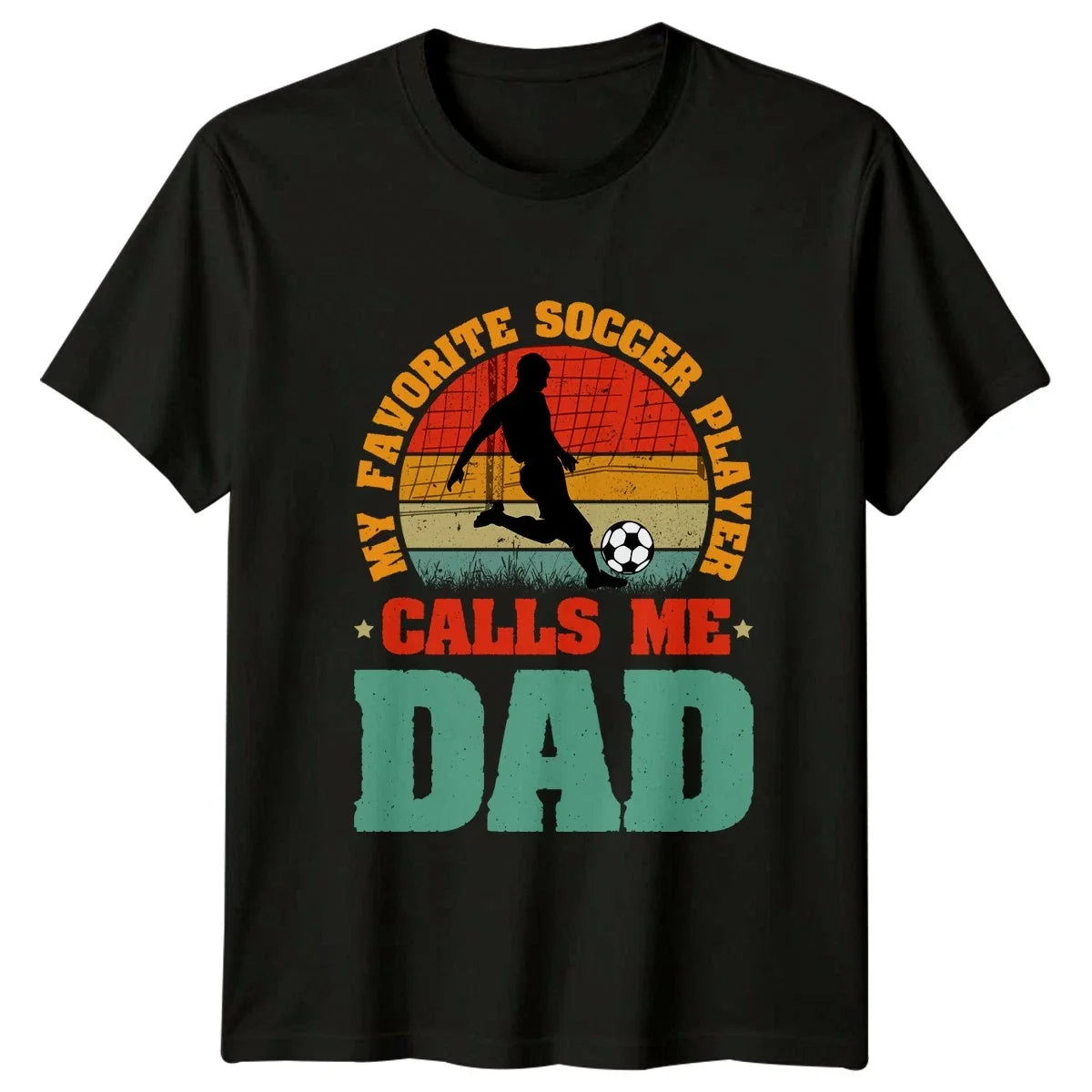My Favorite Soccer Player Calls Mens Soccer Dad Fathers Day Gift Unisex , , , Long Sleeve Tee