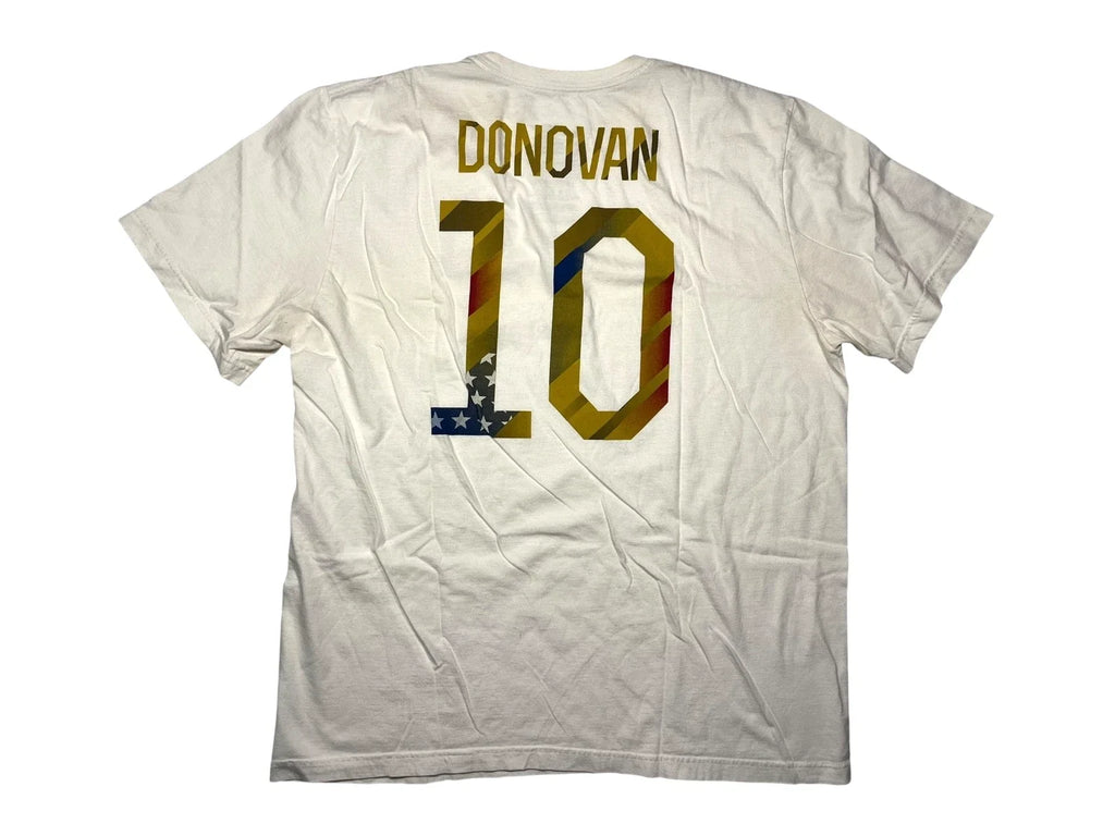 #10 LANDON DONOVON World Cup USMNT US SOCCER American Flag fan Men's XL Unisex , , , Long Sleeve Tee