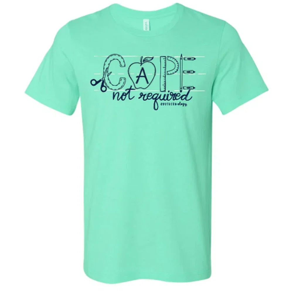 Southernology Statement Collection Teacher Cape Not Required Canvas Unisex , , , Long Sleeve Tee