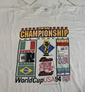 Vintage 1994 World Cup Soccer Italy vs Brazil at Rose Bowl Pasadena XL Unisex , , , Long Sleeve Tee