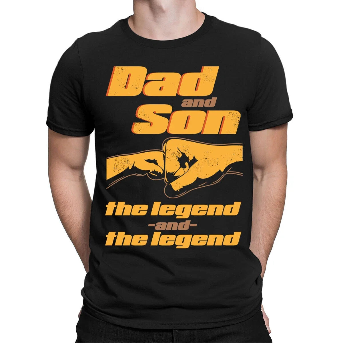 Best Dad And Son Father Day Caring Dad Daddy Amazing Men #FD Unisex , , , Long Sleeve Tee