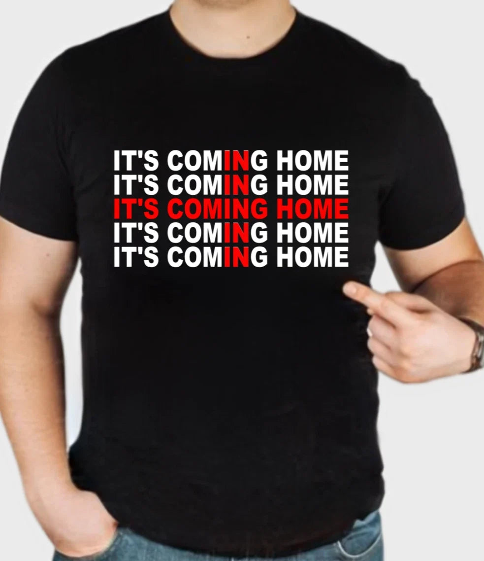 It's Coming Home Shirt, England Football Shirt, World Cup 2026 Unisex Adult Tees Unisex , , , Long Sleeve Tee