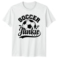 Soccer Junkie Funny Sports Fan Soccer Christmas Gift For Him And Her Unisex , , , Long Sleeve Tee