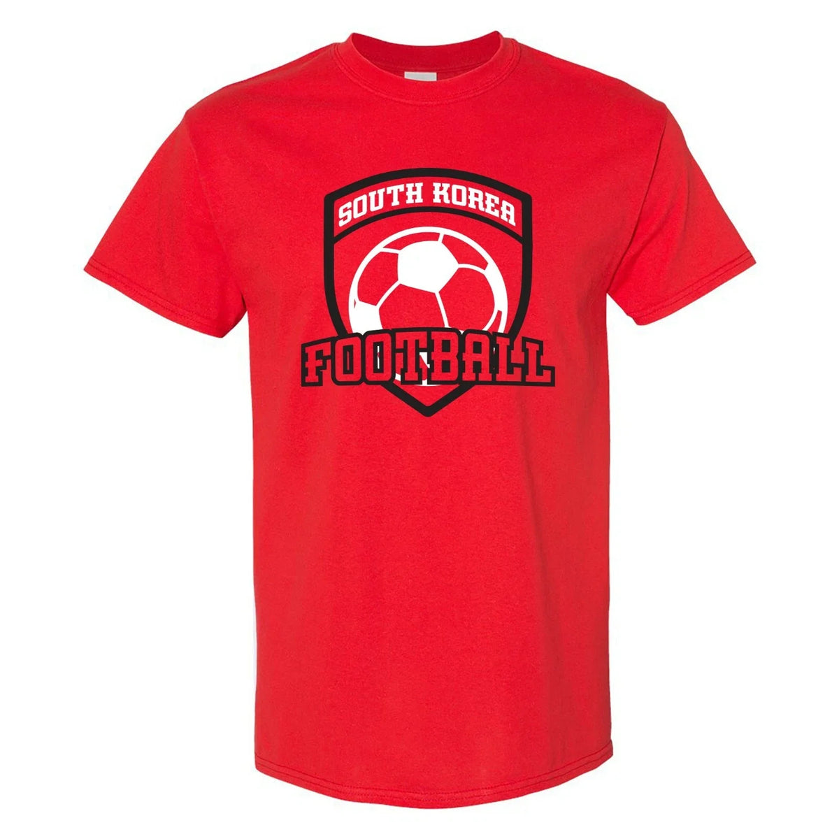 South Korea Football - Soccer Sports Competition T Shirt - Red Unisex , , , Long Sleeve Tee