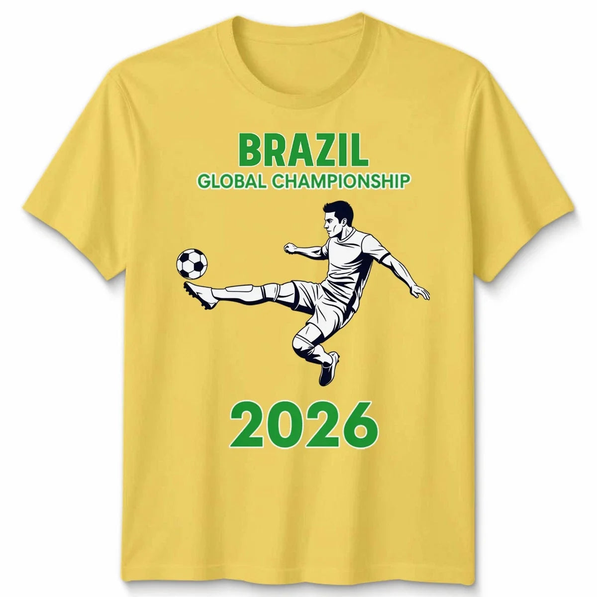 Brazil Unisex Football T Shirt Game Day Soccer Fan Game Gift Mens Womens Tee Unisex , , , Long Sleeve Tee