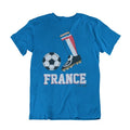 Adult or Kids FRANCE FOOTBALL BOOT Top TShirt 2026 French Euro Cup World Unisex , , , Long Sleeve Tee