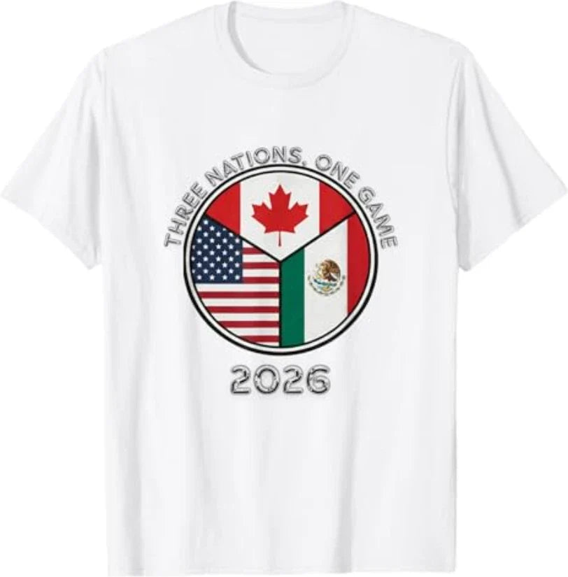 Three Nations One Game 2026 Soccer Unisex , , , Long Sleeve Tee