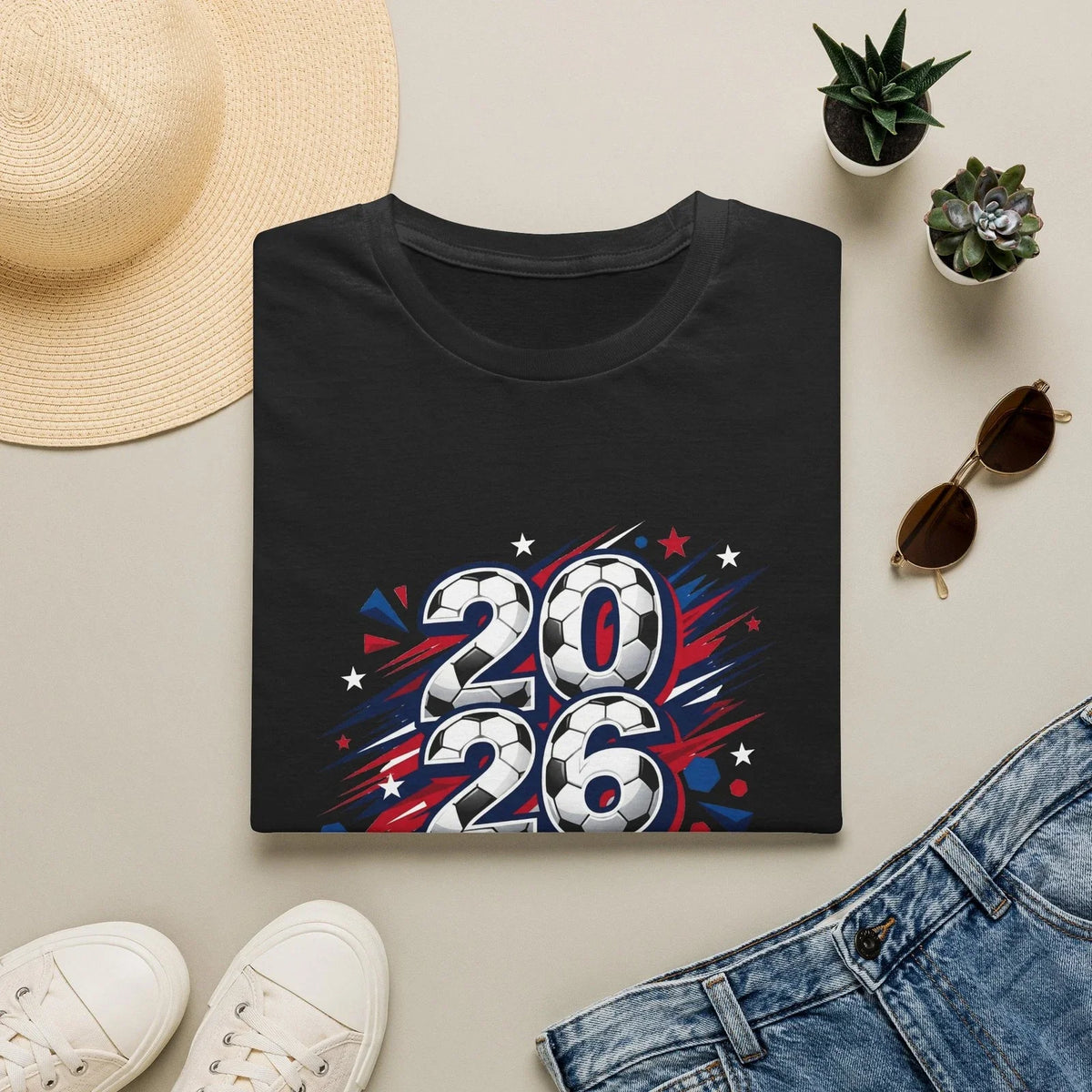 2026 Soccer USA Celebration T Shirt Patriotic Sports Fan Graphic Tee Unisex , , , Long Sleeve Tee