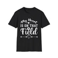 My Heart Is On That Field | Soccer Mom Dad Fan Tee Unisex , , , Long Sleeve Tee