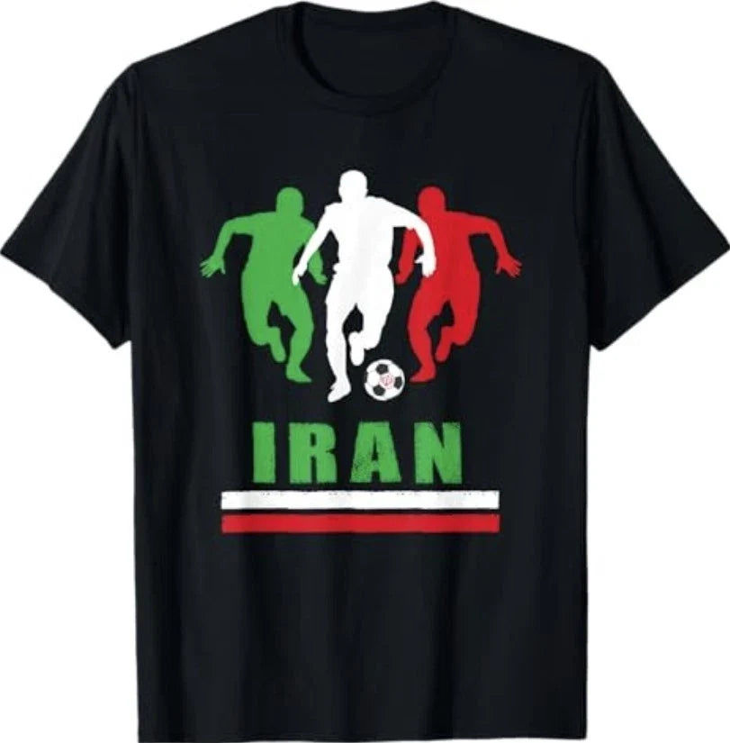 Iran Soccer Jersey Shirt Iranian Football Unisex , , , Long Sleeve Tee