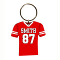 Personalized Sports Jersey Keychain Your Color Name & Number Soccer Football Fan Unisex , , , Long Sleeve Tee