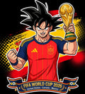 Spain World Cup Football DTF Iron On Heat Transfer Unisex Soccer T shirt Unisex , , , Long Sleeve Tee