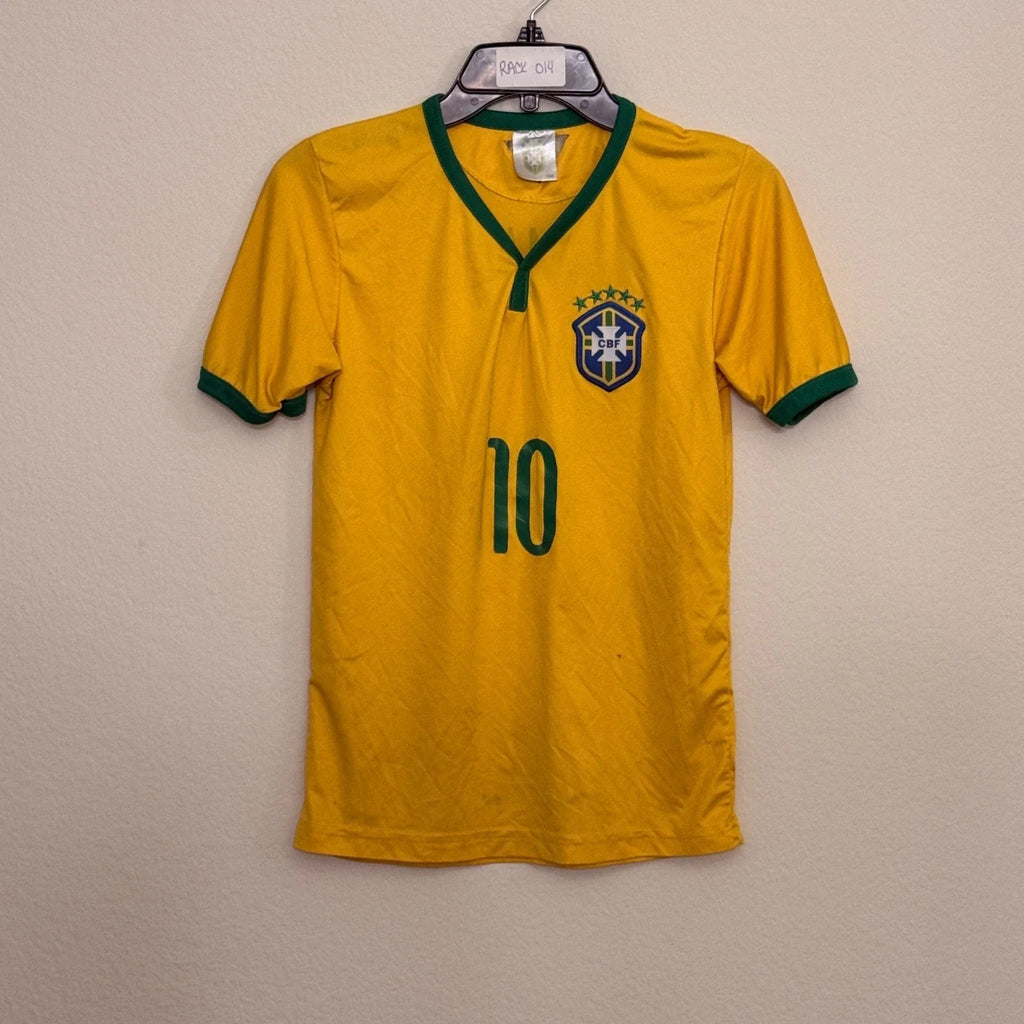 CBF Replica Soccer Style Jersey Neymar Jr - Size S Unisex , , , Long Sleeve Tee