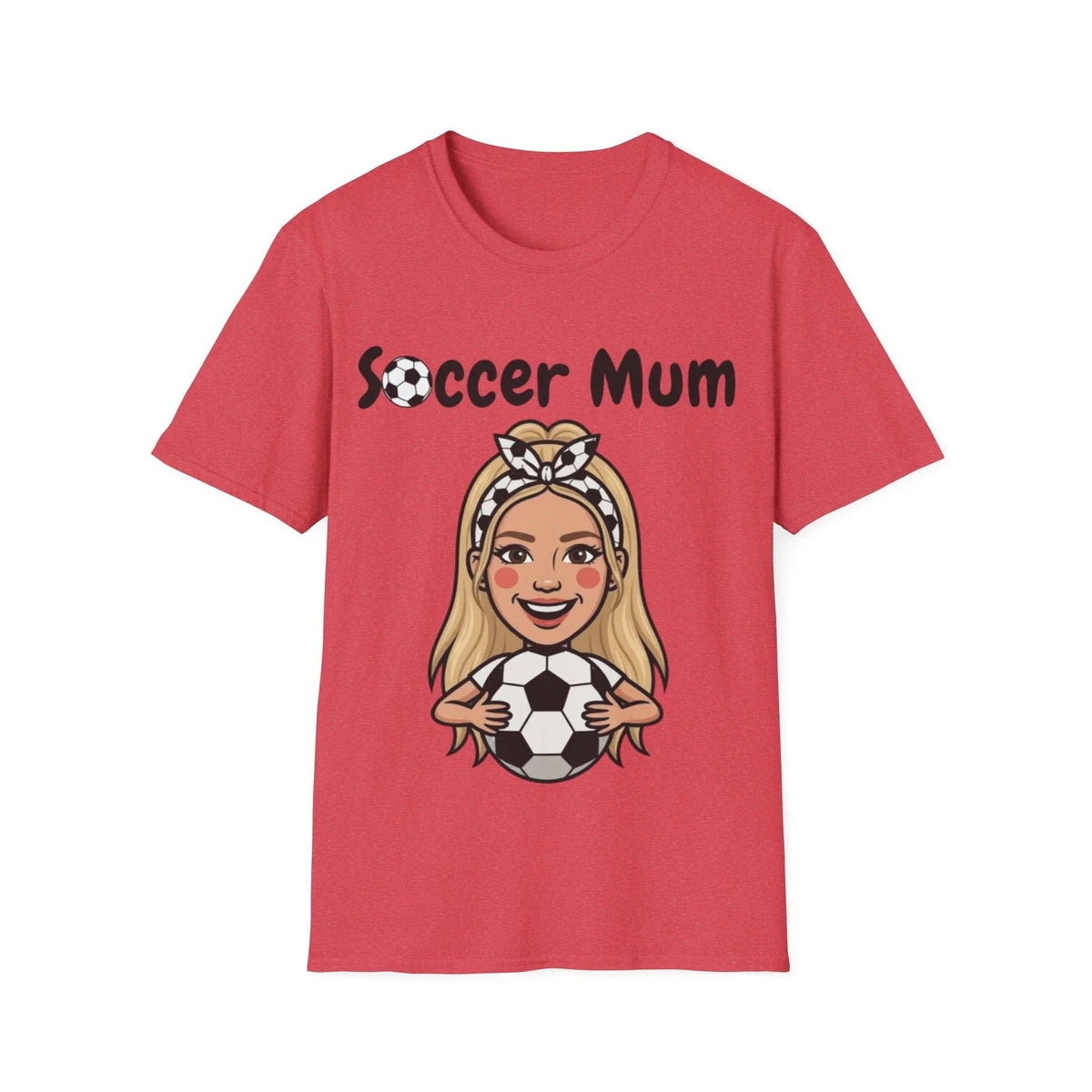Soccer Mum | Mom Holding Soccer Ball Unisex , , , Long Sleeve Tee