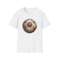 Korean Flag Soccer Ball Vintage Taegeuk Football Fan Tee Unisex , , , Long Sleeve Tee
