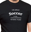 "Life without Soccer is like" Men's or Women's Heavy Cotton NEW Unisex , , , Long Sleeve Tee