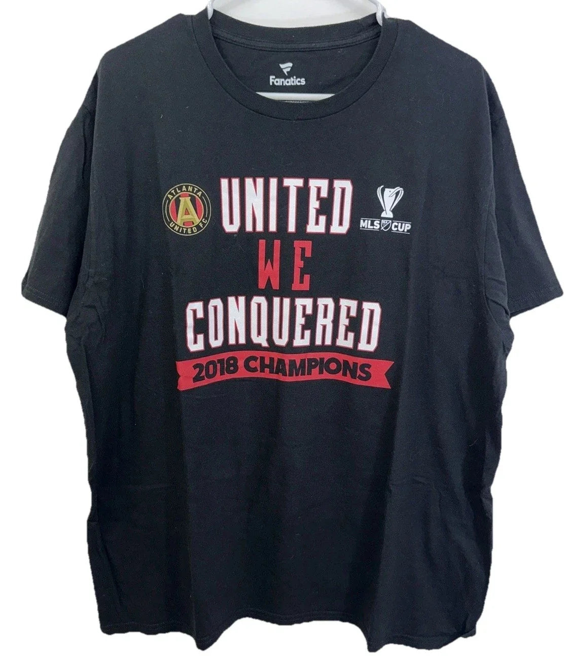 Fanatics x MLS Atlanta United Soccer MLS Cup Champions Men’s XL Black Unisex , , , Long Sleeve Tee