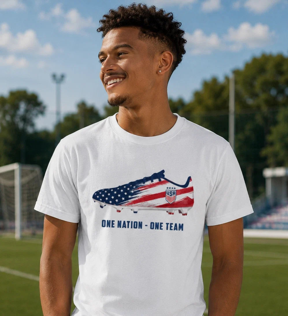 USA Soccer Fan , Nation One Team Shirt, American Football cup Gift kid's Unisex , , , Long Sleeve Tee