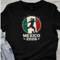Mexico 2026 World Soccer TShirt Futbol Shirt Mexican Flag Tee Gildan Unisex Unisex , , , Long Sleeve Tee
