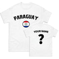 Paraguay football T Shirt, Personalised football Tee, Custom Name and Number Top Unisex , , , Long Sleeve Tee