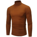 Everyday Casual Men's Turtleneck Fitted Silhouette Lightweight Knit Soft Feel Unisex , , , Long Sleeve Tee