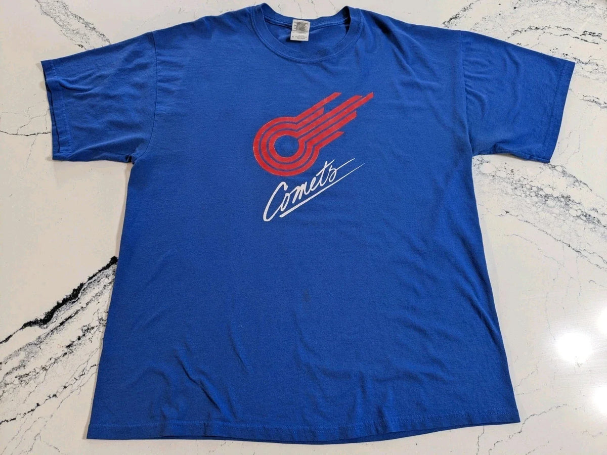 Vintage 90's Y2K Kansas City Comets Graphic T Shirt L/XL MISL Indoor Soccer Unisex , , , Long Sleeve Tee