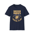 Soccer Parents Social Club , Soccer Mom Dad Tee, Soccer Fan Apparel, Unisex , , , Long Sleeve Tee