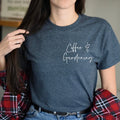 Coffee and gardening pocket Unisex Gardener tee Black Navy Dark Heather Unisex , , , Long Sleeve Tee
