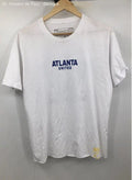 Mitchell & Ness Atlanta United Tee Shirt Unisex Medium Soccer White Unisex , , , Long Sleeve Tee