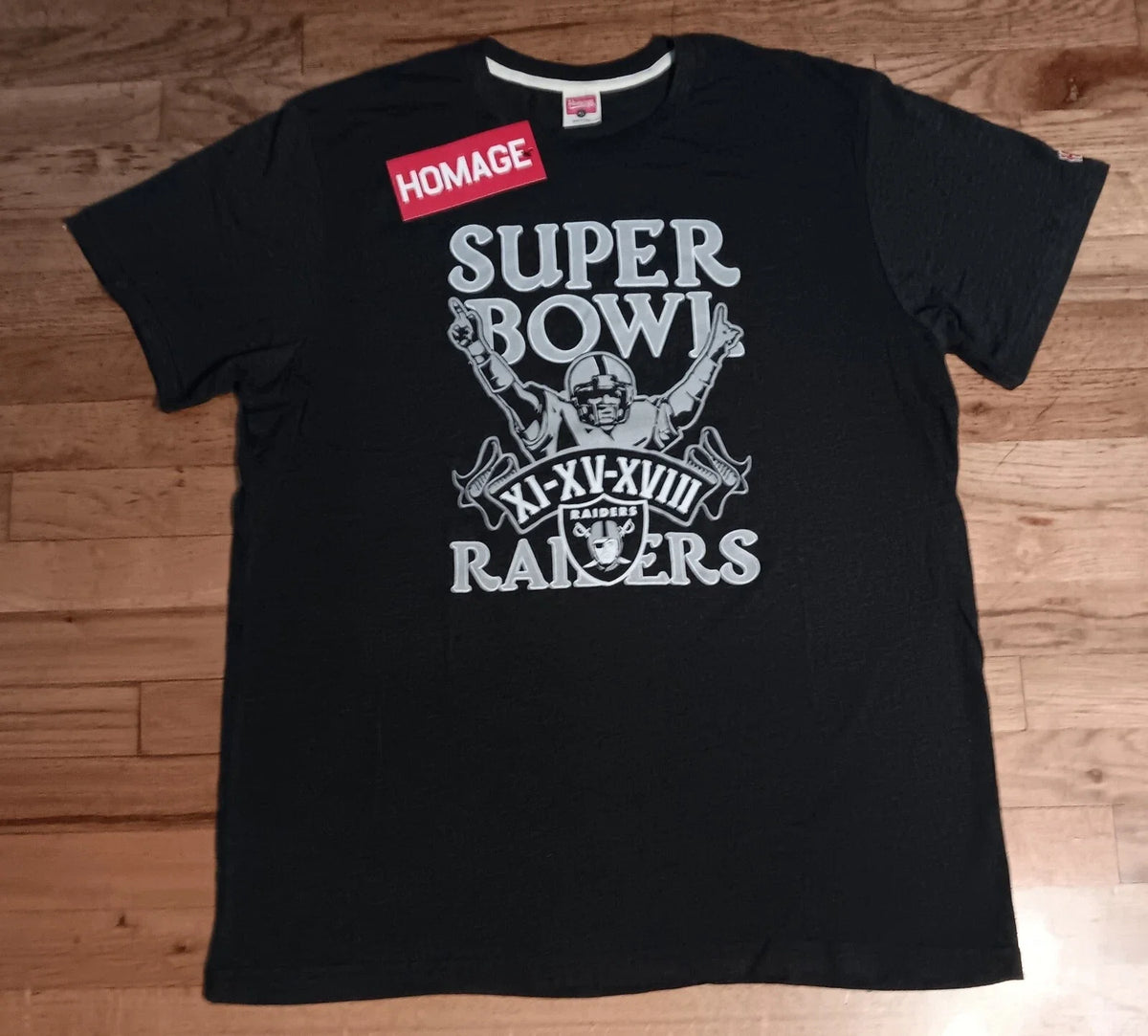 Oakland Raiders Super Champs NEW nwt Los Angeles Homage Marcus Allen Unisex , , , Long Sleeve Tee