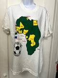 Vintage : AFRICA NATIONS CUP 1994 - White - Size: Large New Old Stock Unisex , , , Long Sleeve Tee